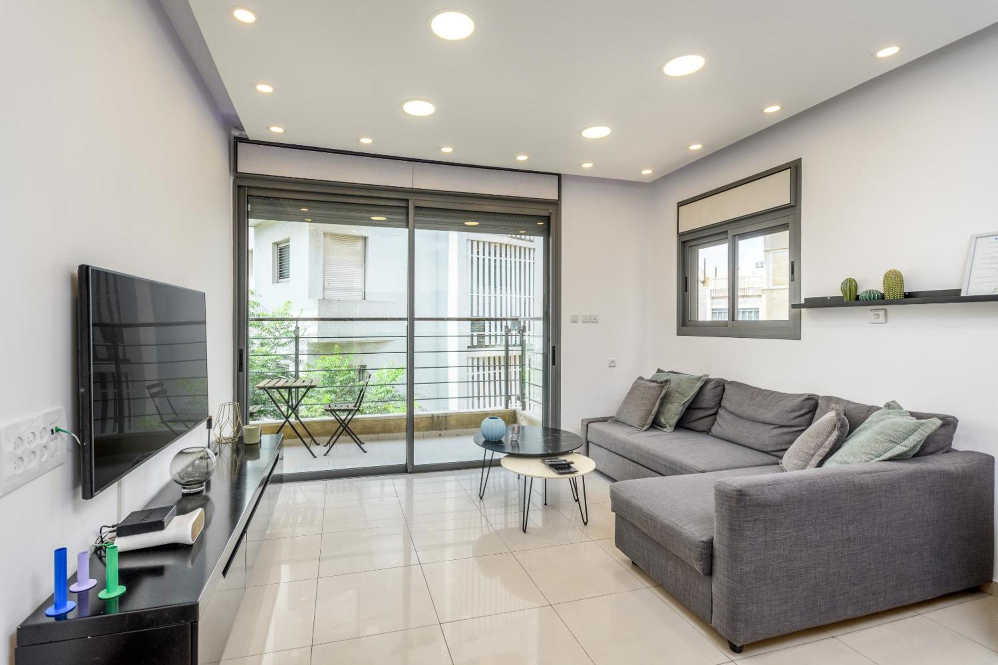 Very Nice 1 Bdr Apartment 2 Min From The Beach ! Tel Aviv Bagian luar foto